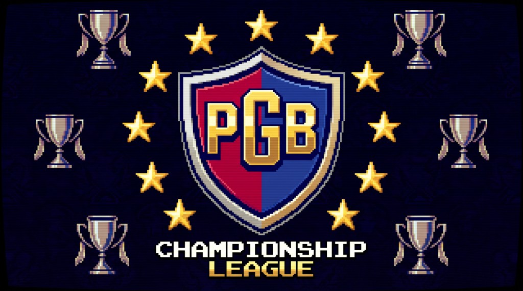 PGB Championship League crest with trophies